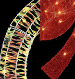 VidaXL Krans met 80 LED Warmwit 90 cm PET