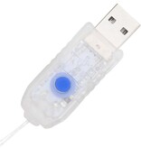 VidaXL Krans met 80 LED Warmwit 90 cm PET