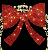 VidaXL Krans met 60 LED Warmwit 75 cm PET