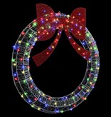 VidaXL Krans met 150 LED Multikleur 120 cm Acryl