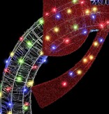 VidaXL Krans met 150 LED Multikleur 120 cm Acryl