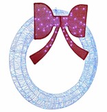 VidaXL Krans met 150 LED Blauw 120 cm Acryl