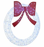 VidaXL Krans met 150 LED Koudwit 120 cm Acryl