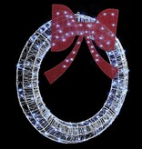 VidaXL Krans met 150 LED Koudwit 120 cm Acryl