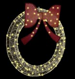 VidaXL Krans met 150 LED Warmwit 120 cm Acryl