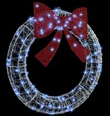 VidaXL Krans met 80 LED Koudwit 90 cm Acryl