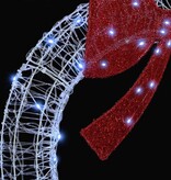 VidaXL Krans met 80 LED Koudwit 90 cm Acryl