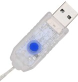 VidaXL Krans met 60 LED Multikleur 75 cm Acryl