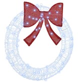 VidaXL Krans met 60 LED Koudwit 75 cm Acryl