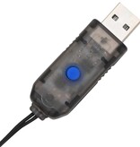 VidaXL Bal met 192 LED Koudwit 60 cm Metaal