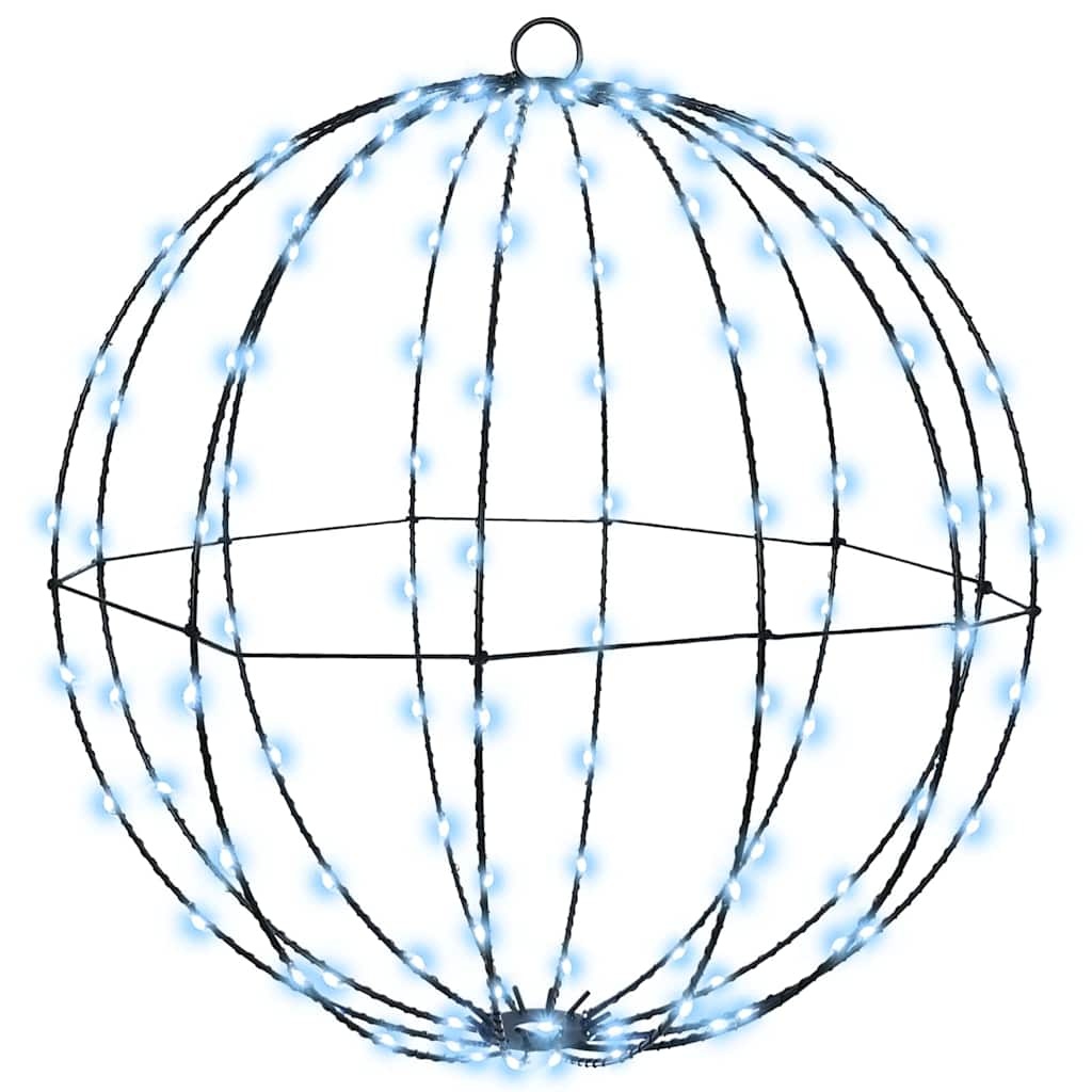 VidaXL Bal met 120 LED Koudwit 40 cm Metaal