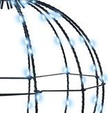 VidaXL Bal met 120 LED Koudwit 40 cm Metaal