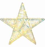 VidaXL 3D Ster met 50 LED Warmwit 55 x 52.5 x 9 cm PET