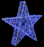 VidaXL 3D Ster met 50 LED Blauw 55 x 53,5 x 10 cm Acryl