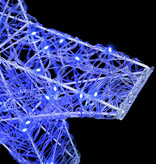 VidaXL 3D Ster met 50 LED Blauw 55 x 53,5 x 10 cm Acryl