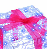 VidaXL Cadeau Doos met 60 LED 3 pcs Blauw 20 x 20 x 20 cm Acryl