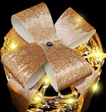 VidaXL Cadeau Doos Decoratie 3 pcs Warmwit 20 x 20 x 20 cm PET