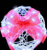 VidaXL Decoratie voor Geschenkdoos 3 pcs Koudwit 20 x 20 x 21 cm Acryl