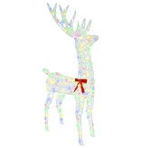 VidaXL Rendier trek slede kleurrijk 70 x 26 x 128.5 cm Acryl