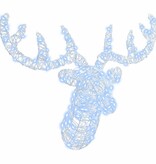 VidaXL Hertenkop met 140 LED Koudwit 60 cm Acryl