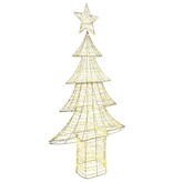VidaXL Kerstboom met 240 LED Warmwit 180 cm PET