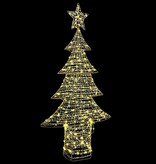 VidaXL Kerstboom met 240 LED Warmwit 180 cm PET