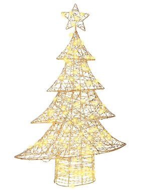 VidaXL Kerstboom met 120 LED Warmwit 120 cm PET