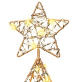 VidaXL Kerstboom met 120 LED Warmwit 120 cm PET