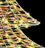 VidaXL Kerstboom met 240 LED Warmwit 180 cm PET