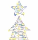 VidaXL Kerstboom met 160 LED Warmwit 150 cm PET