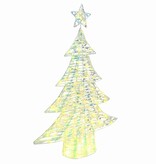 VidaXL Kerstboom met 120 LED Warmwit 120 cm PET