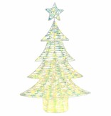 VidaXL Kerstboom met 120 LED Warmwit 120 cm PET
