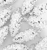 VidaXL Kerstdennenappeltje 40 pcs Zilver