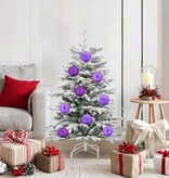 VidaXL Kerstbal Set 15 pcs Lila XL