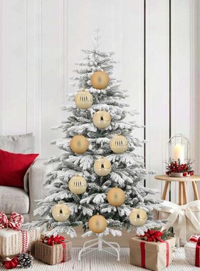 VidaXL Kerstbal Set 9 pcs Goud XL