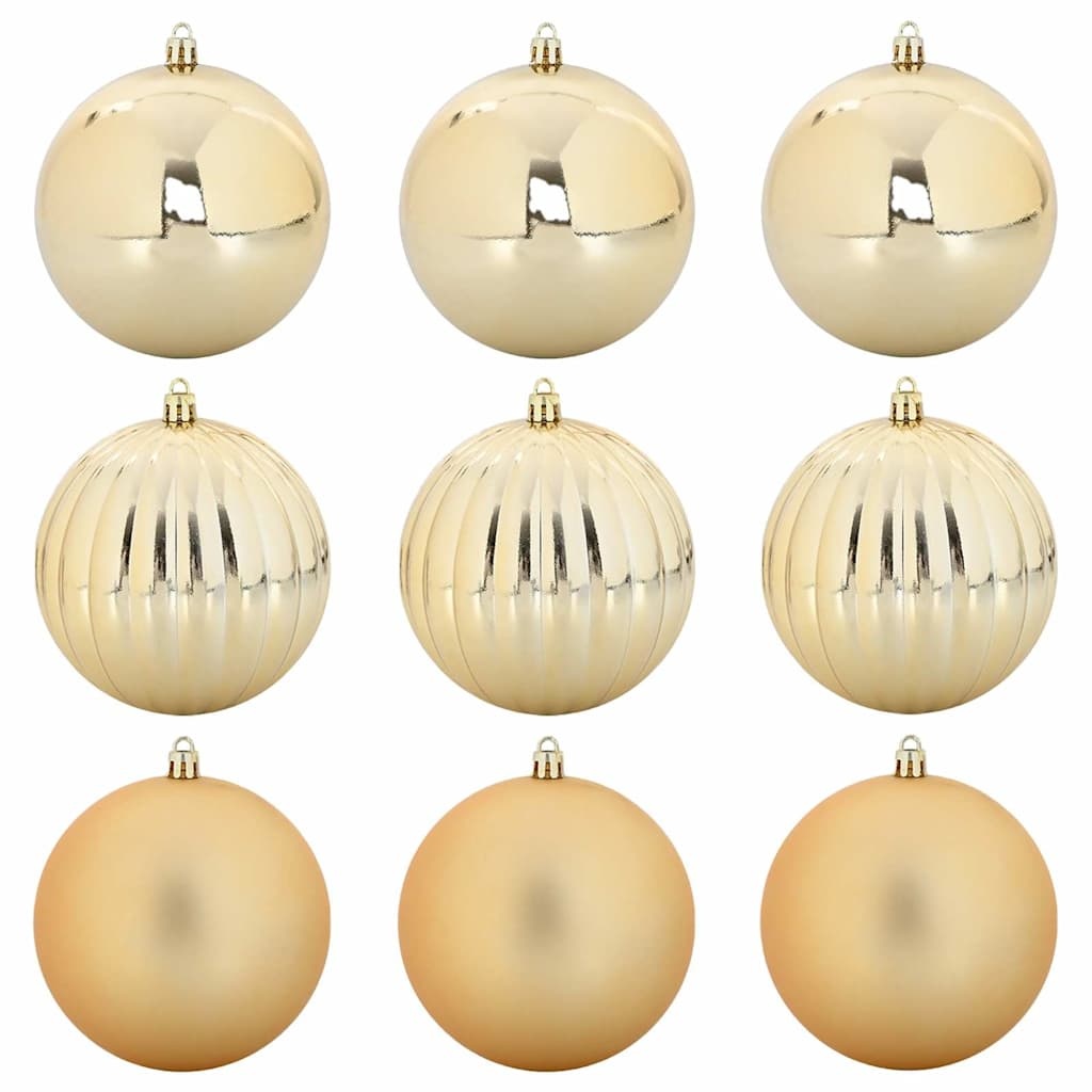 VidaXL Kerstbal Set 9 pcs Goud XL