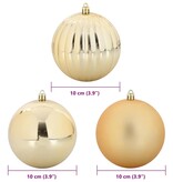 VidaXL Kerstbal Set 15 pcs Goud XL