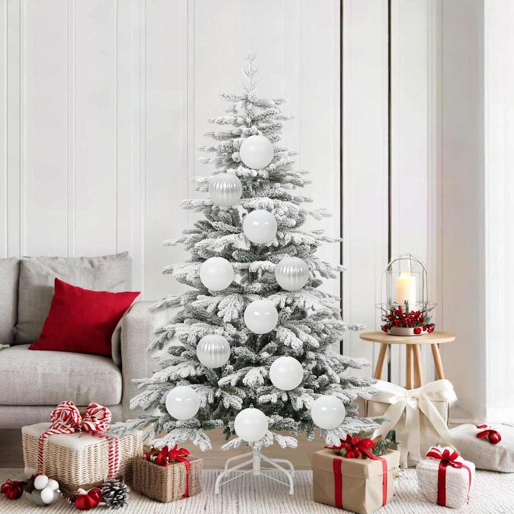 VidaXL Kerstbal Set 9 pcs Wit XL