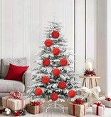 VidaXL Kerstbal Set 9 pcs Rood XL