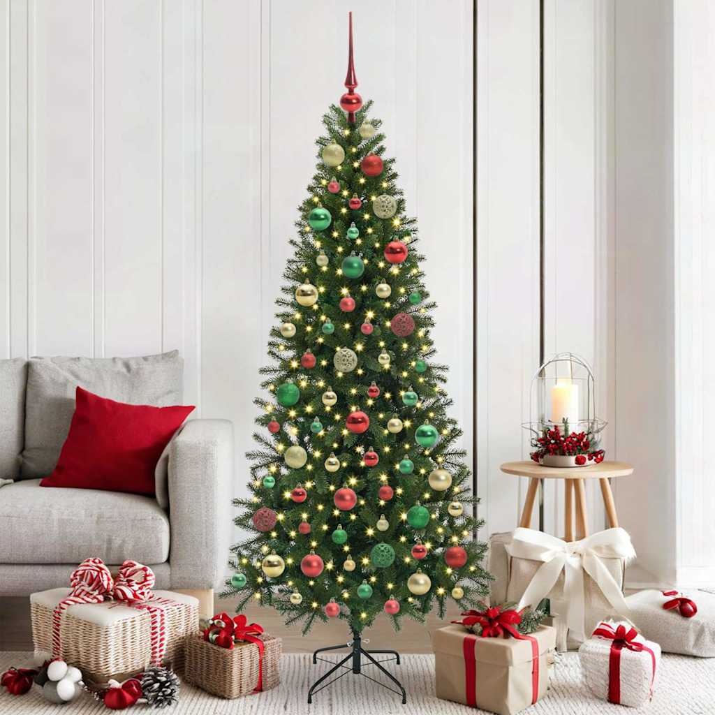 VidaXL Kerstbal Set met 300 LED 120 pcs Multikleur Kunststof