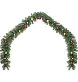 VidaXL Kerstkrans met 600 LED 2 pcs Groen PVC