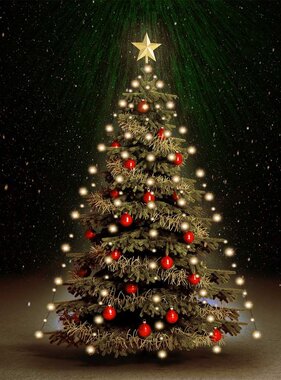 VidaXL Kerstboomverlichting met 180 LED's net 180 cm