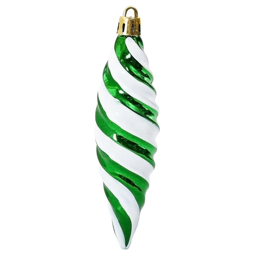 VidaXL Kerst Spiralvorm Bal 40 pcs Groen