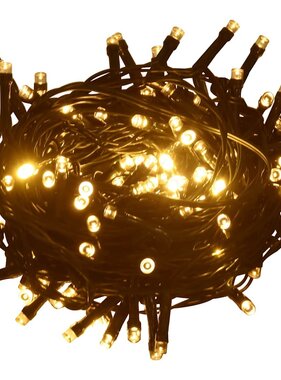 VidaXL Lichtsnoer met 1000 LED's met 8 lichteffecten IP44 100 m warmwit