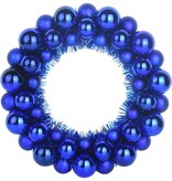 VidaXL Kerstbal Kransen 2 pcs Blauw 33 x 33 x 7 cm Polystyreen