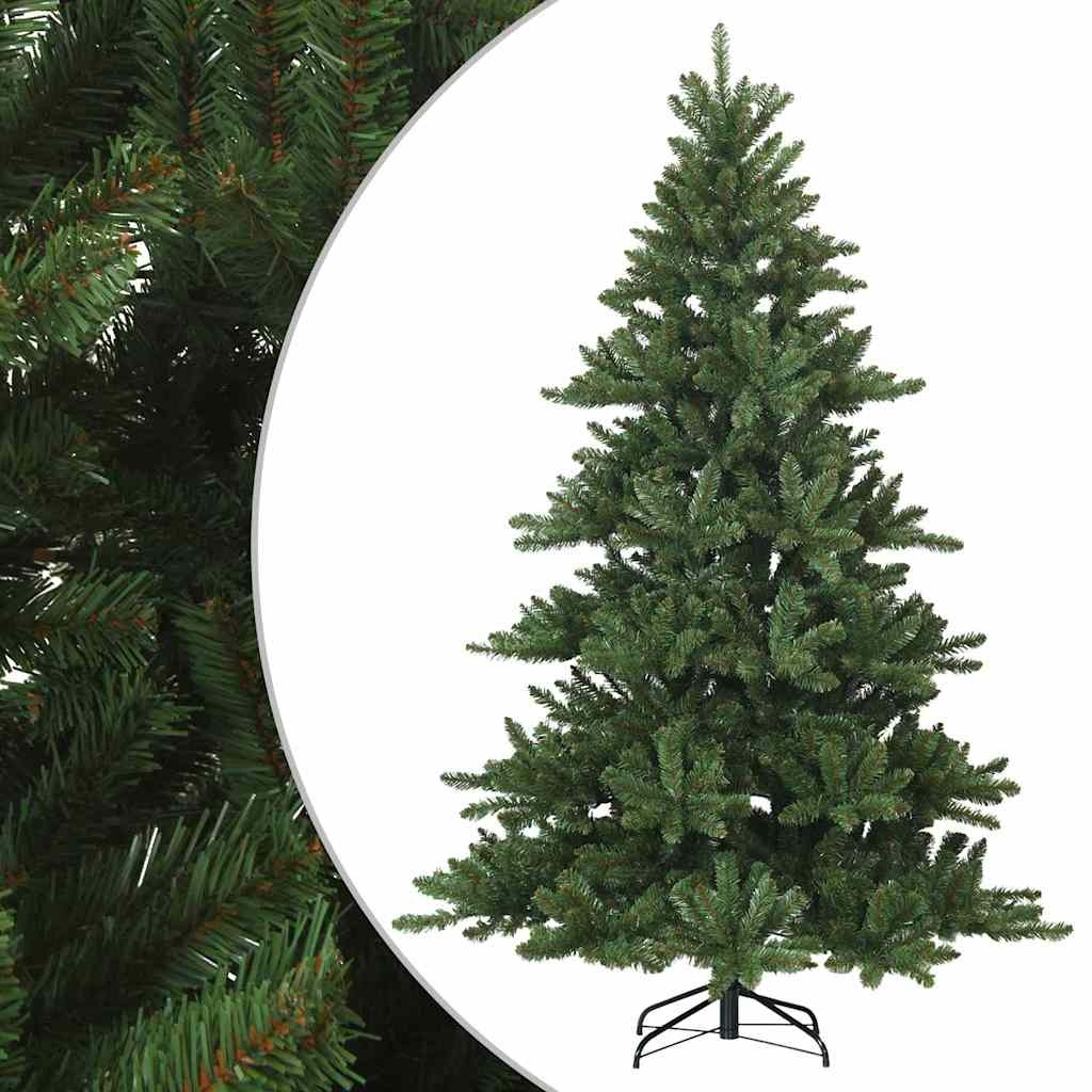 VidaXL Kunstmatige Inklapbare Kerstboom Groen 240 cm PVC, staal