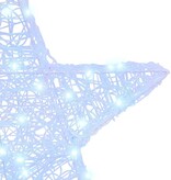 VidaXL 3D Ster met 50 LED Koudwit 55 x 53,5 x 10 cm Acryl