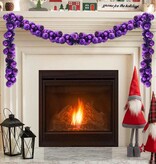 VidaXL Kerstbal Guirlande Lila 186 cm Polystyreen