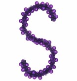 VidaXL Kerstbal Guirlande Lila 186 cm Polystyreen