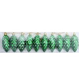 VidaXL Kerstdennenappeltje 40 pcs Groen